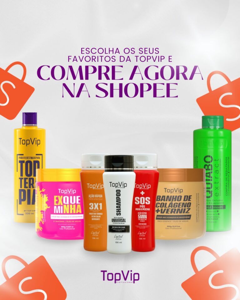 Top Vip Cosmético: Tudo para o Cuidado Completo dos Seus Cabelos