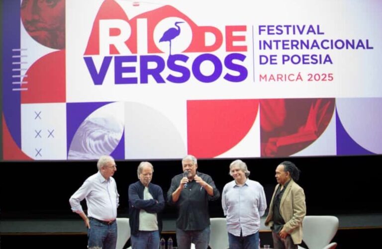 Maricá será sede do Festival Internacional de Poesia “Rio de Versos 2025” com presença de Mia Couto e Jorge Mautner