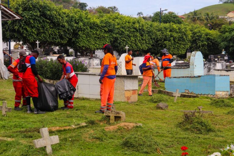 Maricá prepara cemitério municipal para o Dia de Finados com missa e recadastramento de jazigos