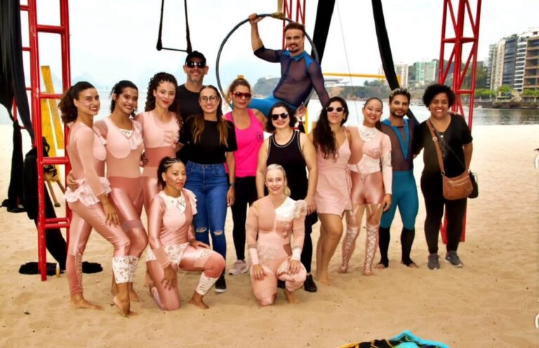 Espetáculo gratuito com acrobacias aéreas será apresentado neste fim de semana em Niterói