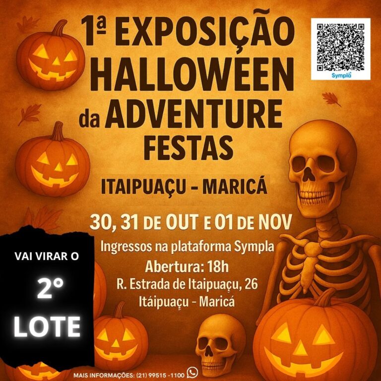 Itaipuaçu recebe 1ª Exposição de Halloween da Adventure Festas com atrações imersivas