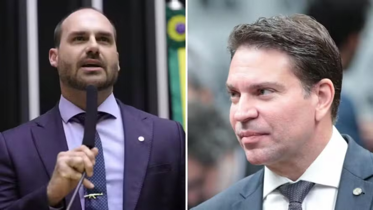 Câmara cancela passaportes diplomáticos de Eduardo Bolsonaro e Alexandre Ramagem após cassação