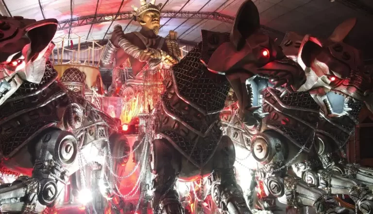 União de Maricá apresenta alegoria sobre Ogum para o Carnaval 2026