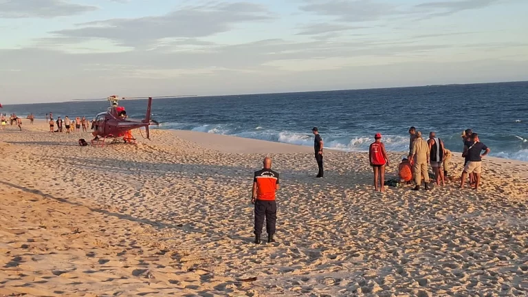 Homem morre após se afogar na Praia de Itaipuaçu