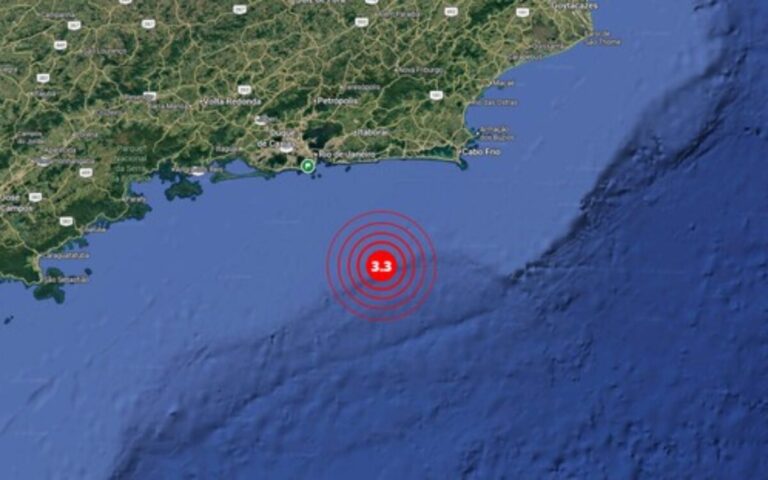 Tremor de terra atinge região próxima ao litoral de Maricá durante a madrugada