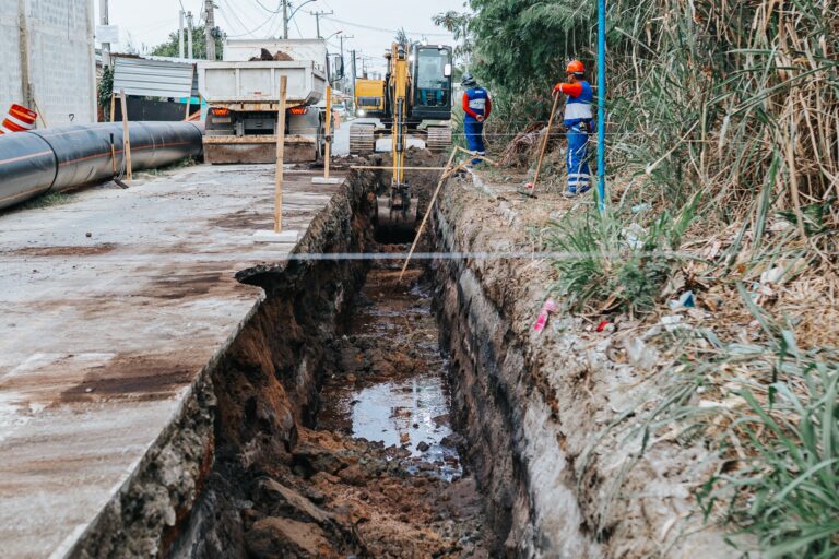 Santa Paula recebe obras de saneamento que vão beneficiar mais de 14 mil moradores em Maricá