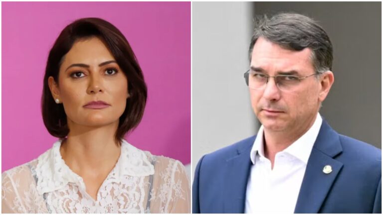 Após acusar Flávio Bolsonaro de desrespeito, Michelle deixa cargo de R$ 33 mil no PL Mulher
