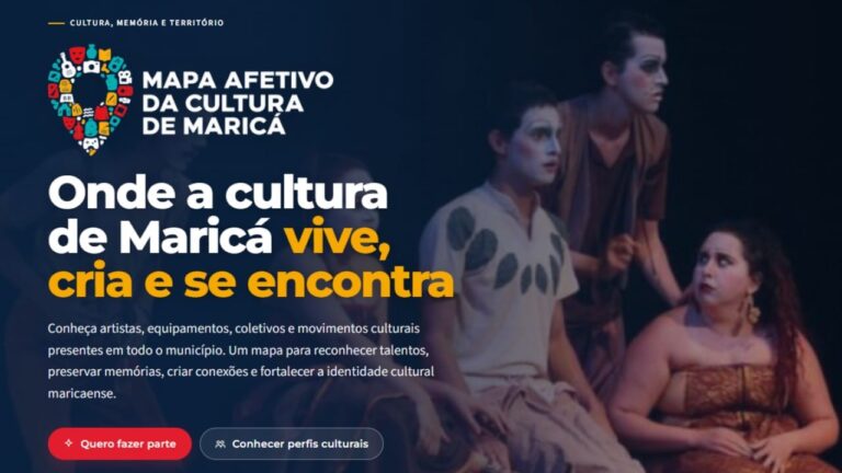 Maricá lança Mapa Afetivo e Cultural para reunir artistas, tradições e espaços culturais da cidade