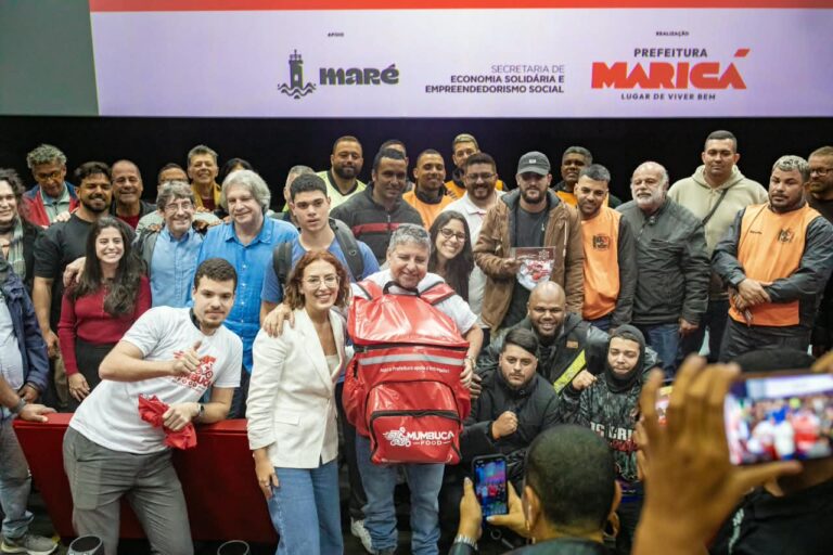 Maricá anuncia aplicativo de entregas, financiamento de motos elétricas e novos pontos de apoio para motoboys