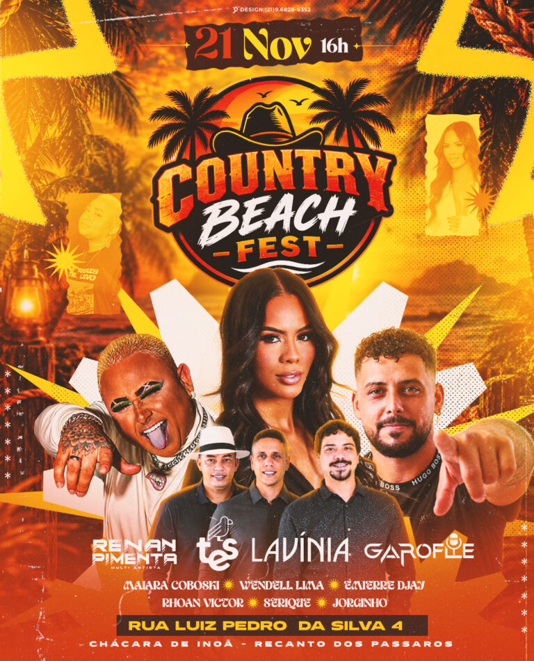 Country Beach Fest reúne shows, DJs e atrações para toda a família em Maricá
